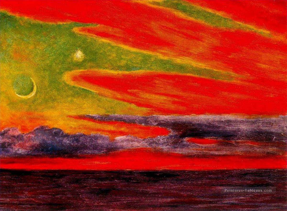 soirée crépuscule à Acapulco 1956 Diego Rivera Peintures à l'huile